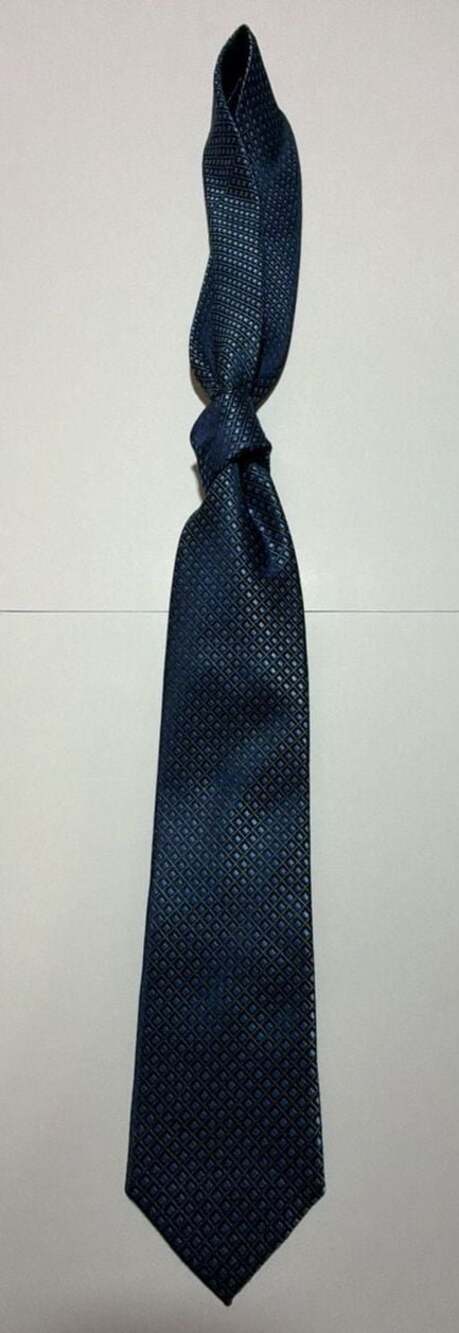 Alexander Julian Colours Blue Patterned Silk Neck Tie